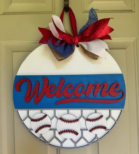 Door Hanger - Baseball