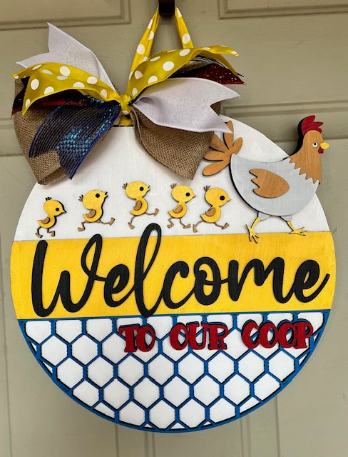 Door Hanger - Chicken Coop