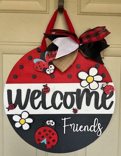 Door Hanger - Lady Bug