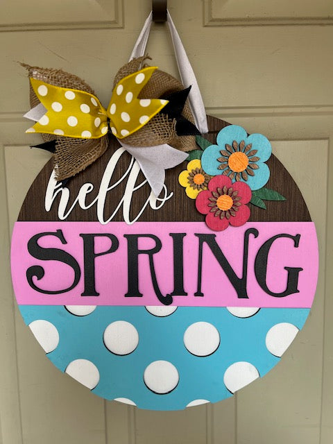 Door Hanger - Spring