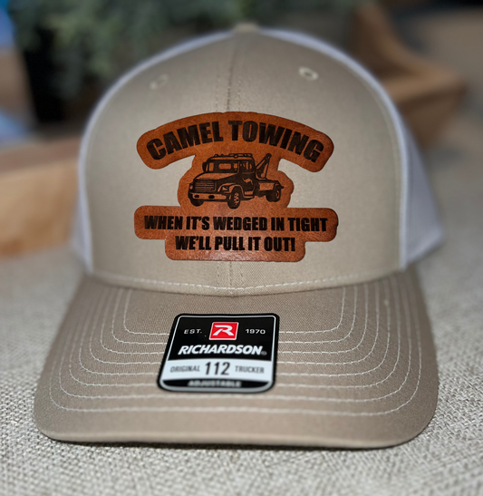 Hat - Richardson 112 with Camel Towing Leather Patch