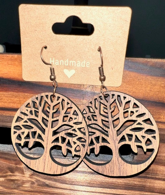 Earrings - Tree