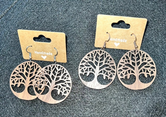 Earrings - Tree